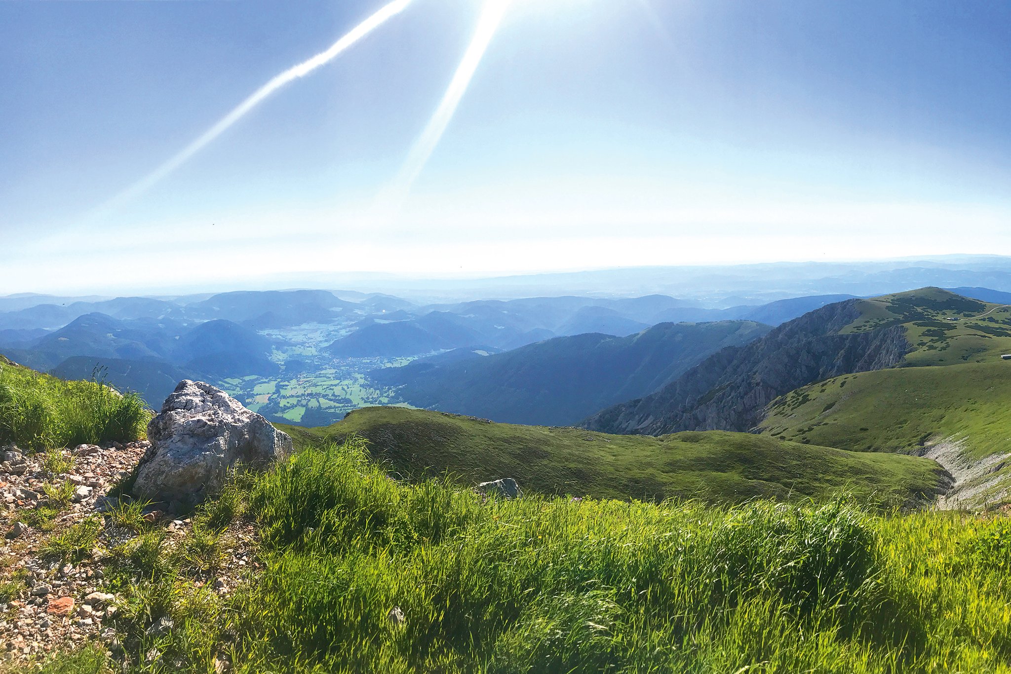 Auch wenn die ganz großen Berge fehlen, ist die wunderbare Landschaft 
Niederösterreichs nicht weniger einladend.