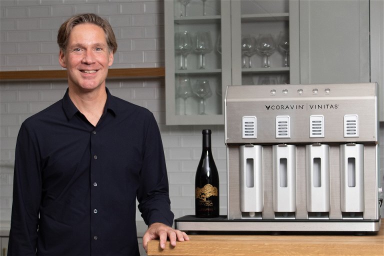 Greg Lambrecht, Coravin founder and inventor.