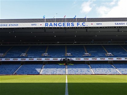 GLASGOW, SCOTLAND - JULY 18, 2019: General view of the venue pictured prior to the 2nd leg of the 2019/20 UEFA Europa League First Qualifying Round game between Rangers FC and St Joseph's.
