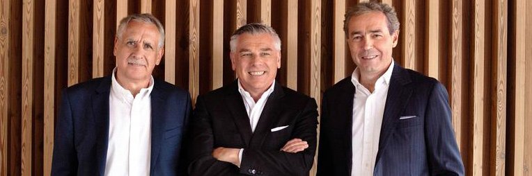 FMTG Management Board – v. links n. rechts: Andreas Falkensteiner, Erich Falkensteiner, Otmar Michaeler.