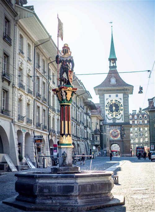 Ein Highlight in der Berner Altstadt: Der «Zytglogge» mit seiner komplexen Turmuhr samt Figurenspiel.