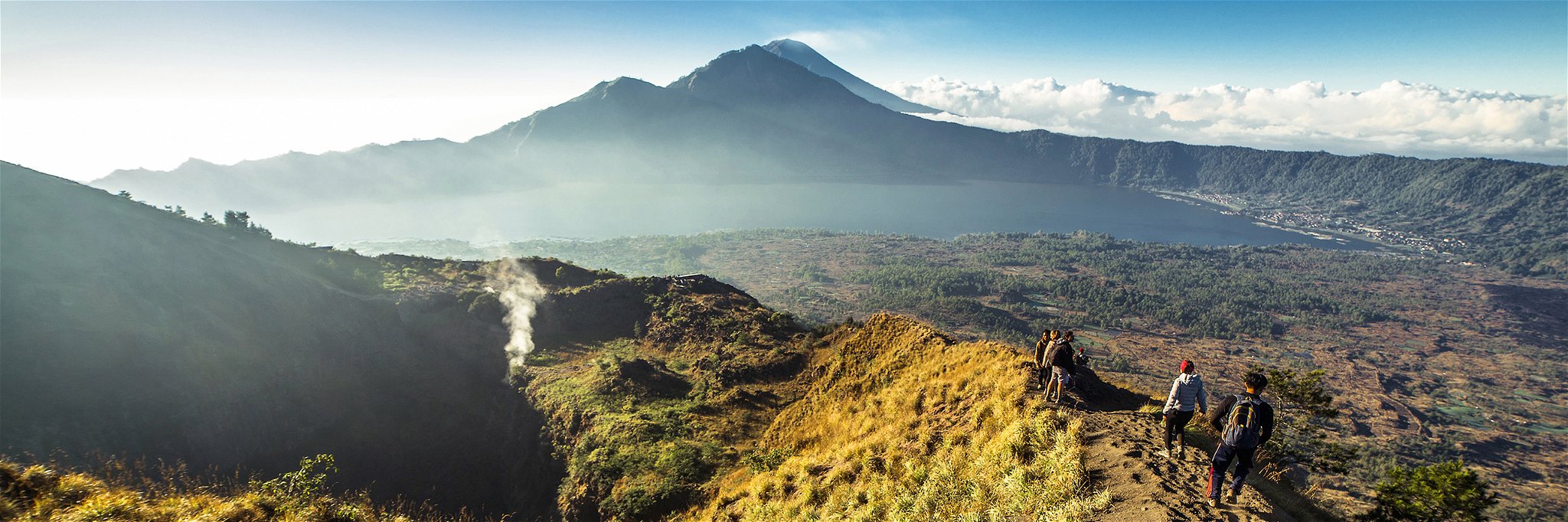 Volcano Batur Caldera, Bali, Indonesia