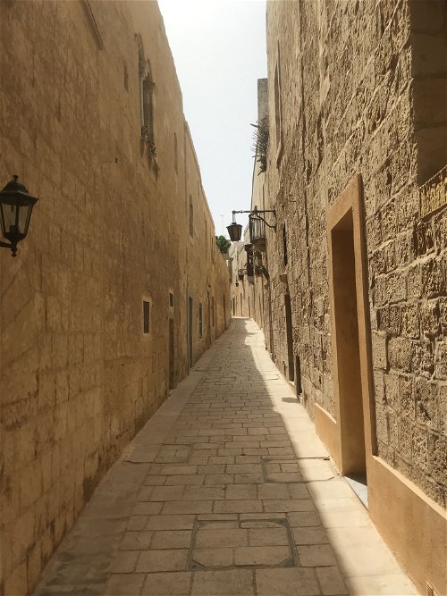 Streets of Mdina, Malta.