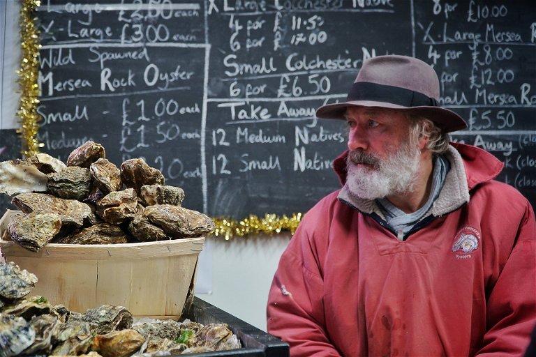 Richard Haward's Oysters at Borough Market.
