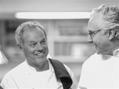 Wolfgang Puck and Alain Ducasse