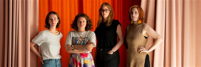 Lena Golker, Mara Feißt, Katharina Six und Friederike Duhme.