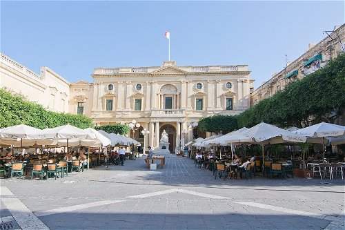 Café Cordina in Valletta, Malta.