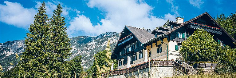 Alpine Klarheit. Zu sich finden und die imposante Bergwelt des Rax-Schneeberg-Gebiets genießen – das entschleunigt die »Knappenhof«-Gäste heute wie schon vor 115 Jahren.