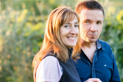 Protagonisten. Nahe 
der slowenischen 
Grenze lebt Weinpionier Gianfranco Kozlović gemeinsam mit seiner Frau Antonella moderne Zugänge zu Wein 
und Genuss.