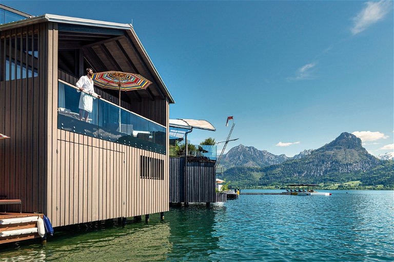 In the four-star superior hotel Cortisen in the heart of the Salzkammergut, you can dangle stylishly with your soul. Photos provided