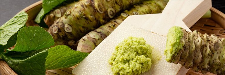 Real wasabi has its price. Hand grated on an original wasabi grater - a must.