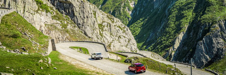 Der Roadtrip entlang der Grand Tour of Switzerland führt über abenteuerliche Strecken.
