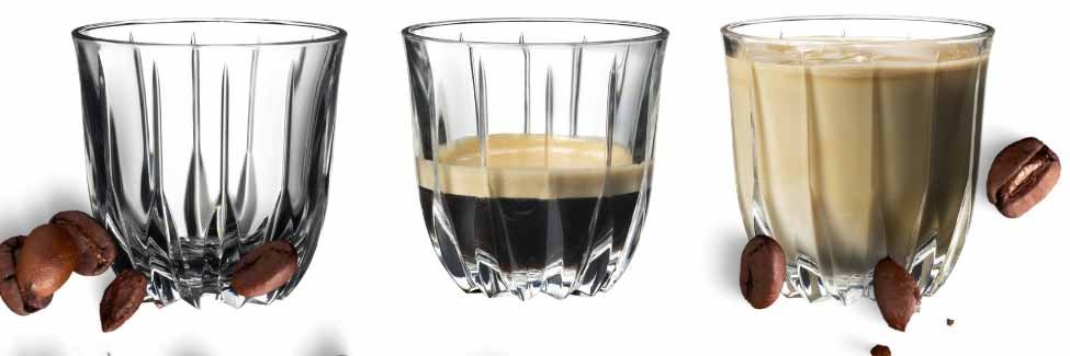 Die neuen Kaffeegläser sollen dazu beitragen, dass der Kaffee sein volles Aroma entfaltet.
