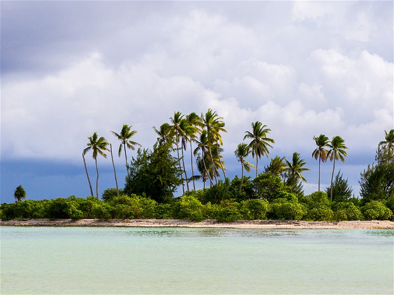 Kleine Insel bei Kiribati