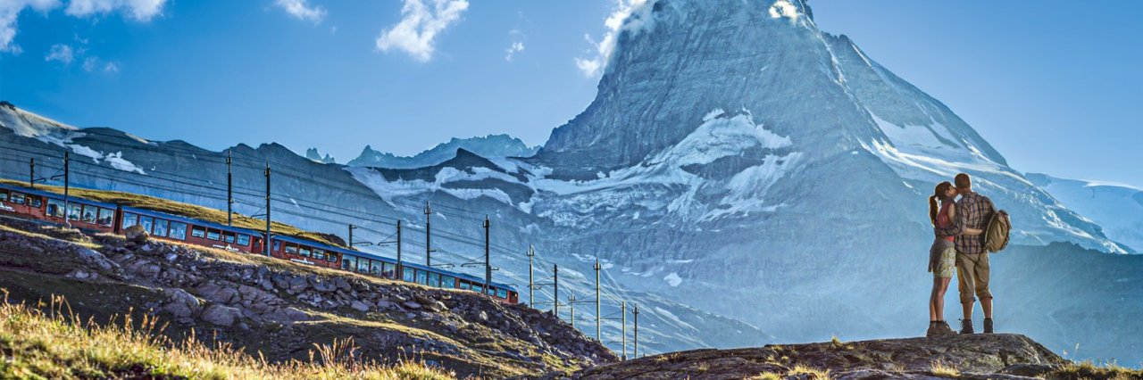 Das Wallis ist die Heimat der höchsten Berge der Schweiz.