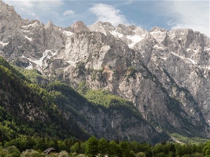 Logar Valley in Julian Alps, Slovenia taken in June 2022