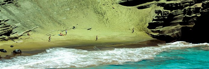 Papakōlea Beach in Hawaii