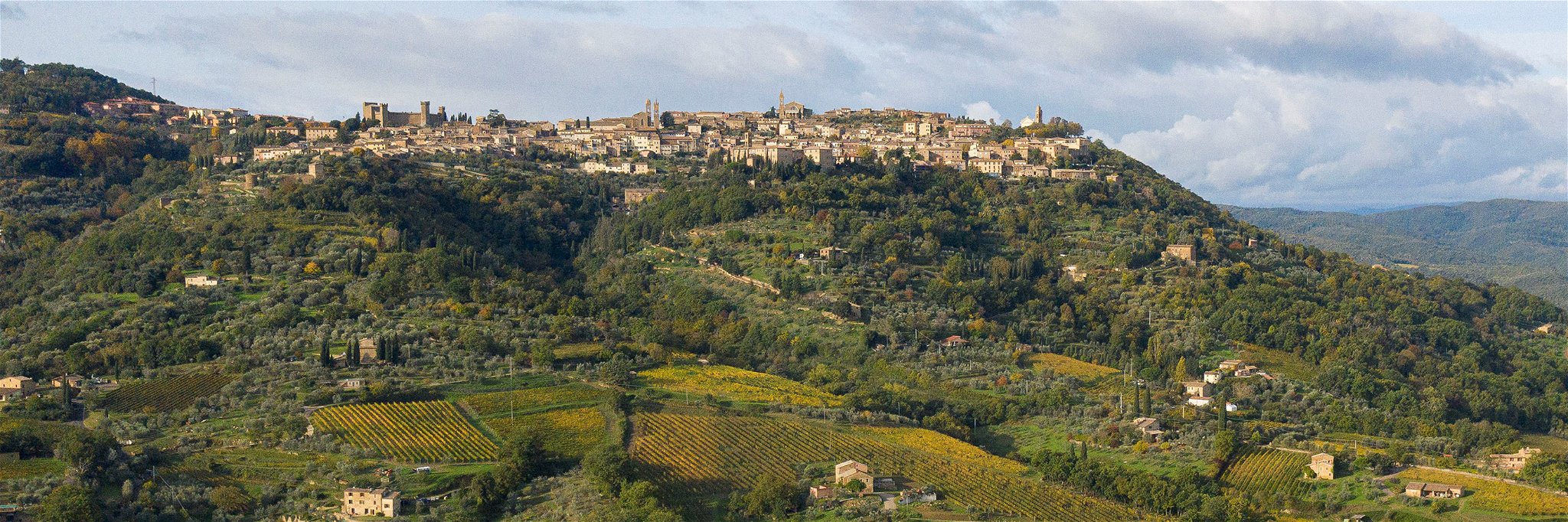 Herrliche Weinlagen in der Toskana