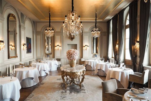 Das Restaurant «Cheval Blanc» im «Les Trois Rois».