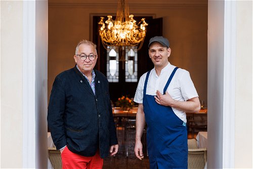 Hotelier-restaurateur Martin Breuer and chef Achim Braitsch.