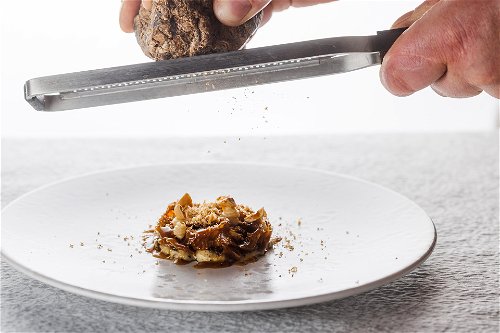 Dry-aged celeriac replaces truffle in Pädaste cuisine.