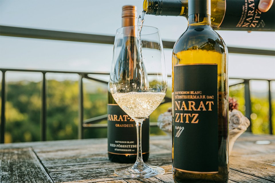 Edler Wein vom Weingut Narat-Zitz.