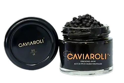 Fragile Ölperlen: Franz Labugger empfindet Kaviar mit Kernöl nach – garantiert vegan und speziell.  