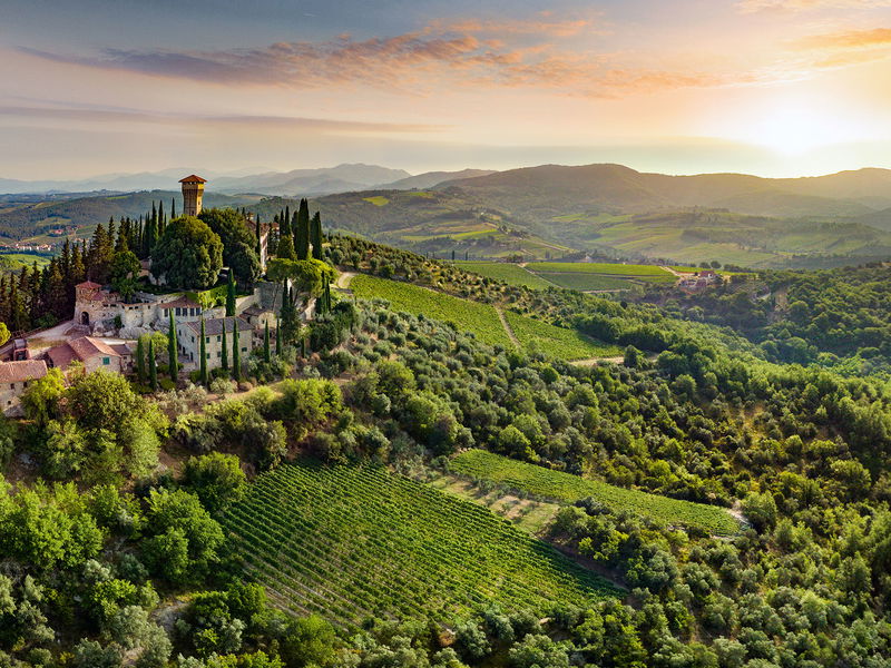 Castello Vicchiomaggio, Greve in Chianti.