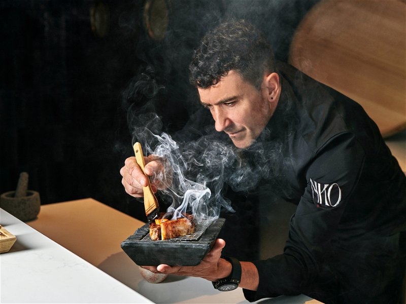 On the trail of the elements: taste magician Eneko Atxa earned three Michelin stars in just seven years.  