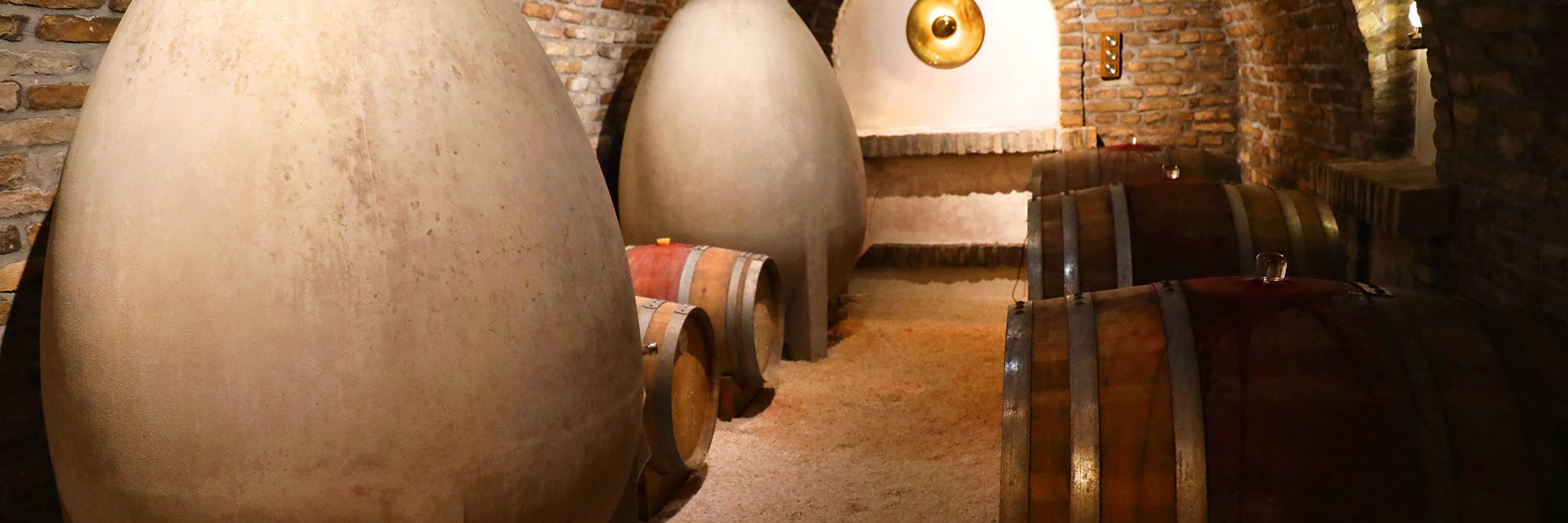 Am Weingut Petra wird mit unterschiedlichen Fasstypen und Gefäßen experimentiert.