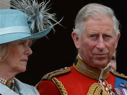 Camilla Duchess of Cornwall and Charles, the Prince of Wales attend the Trooping Of The Colour at Horse Guards Parade, London, UK. June 16, 2012, Picture: Catchlight Media / Featureflash