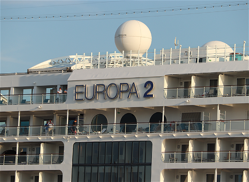 Das Kreuzfahrtschiff »MS Europa II«