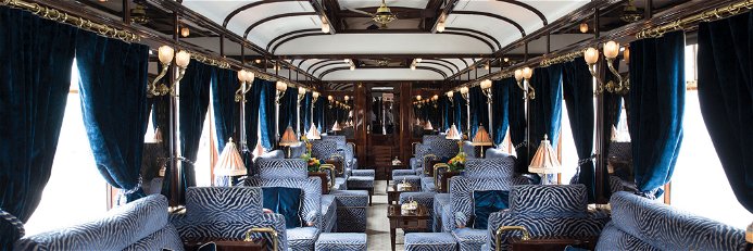 The Piano Bar aboard the "Venice Simplon-Orient-Express"