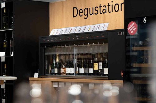 Der Degustationsautomat.