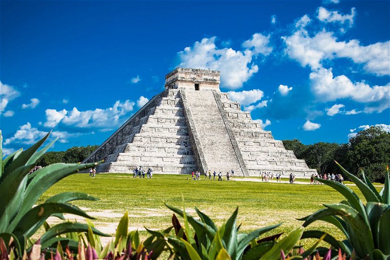 Die Ruinenstätte Chichén Itzá  gehört zu den sieben neuen Weltwundern.