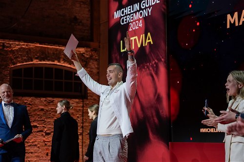 Latvia’s only Michelin star was awarded to Max Cekot.