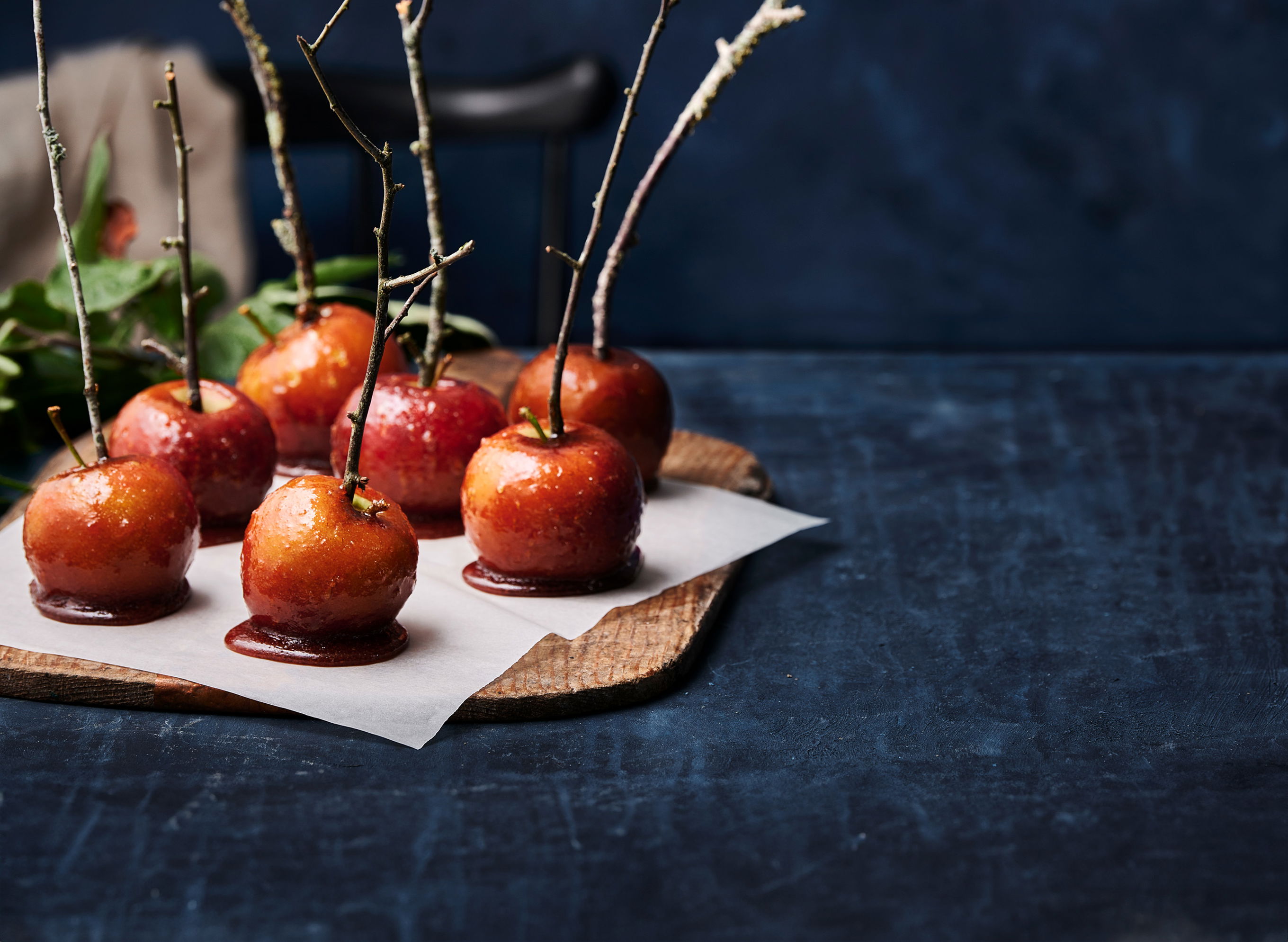 Kandierte Äpfel mit Grenadine-Karamell - Falstaff