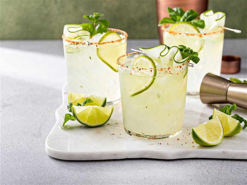 Bringen auch bei kühlen Temperaturen den  Sommer ins Glas: Margaritas.