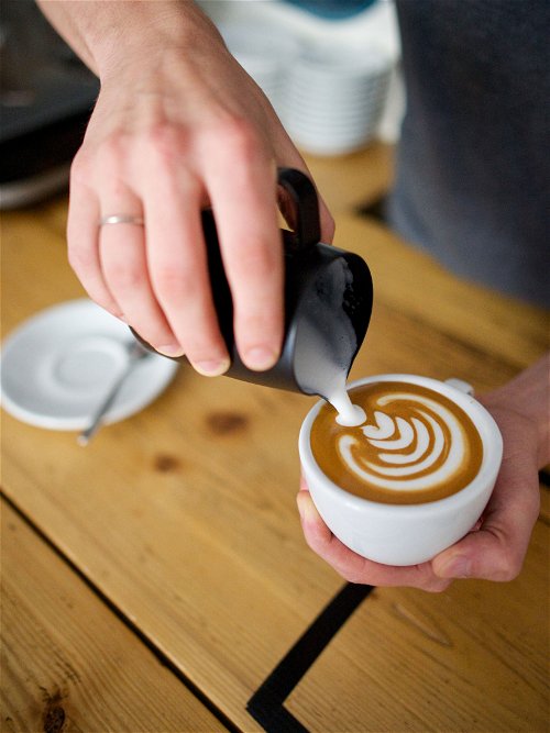 Im winzigen »Kaffeemodul« wird Kaffee zum Kunstwerk.