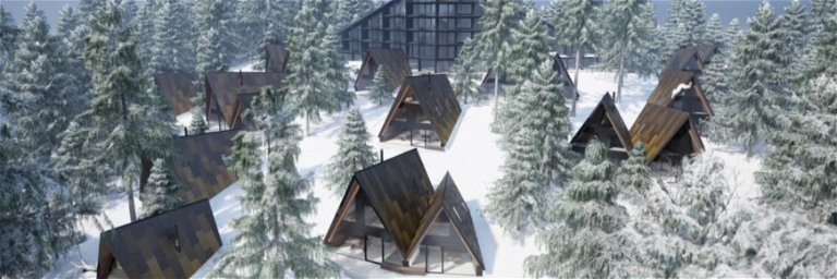 Auf 1.400 Metern wurde mit dem Triforêt Alpin Resort ein nachhaltiges und exklusives Hotelresort entwickelt.