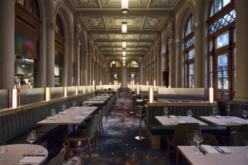 Mit der «Brasserie Süd» am Zürcher Hauptbahnhof blieben Nenad Mlinarevic und Valentin Diem ihrem gewohnten Stil treu und schufen einen zeitgemässen Mix aus lockerer Atmosphäre und hochstehender Kulinarik in einer Räumlichkeit, die für Zürich einzigartig ist.