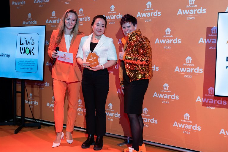 Der Award für das beste Liefer-Restaurant in Wien ging an Liu's Wok Währing.