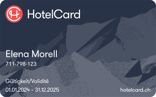 Mit Ihrer HotelCard zu den besten Angeboten in der Schweiz.