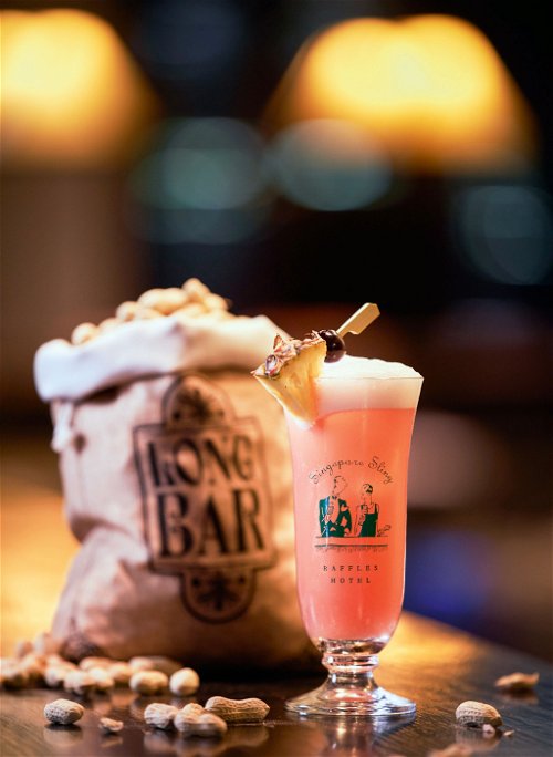 Hier wurde auch ein weltberühmter Cocktail erfunden: der Singapore Sling.