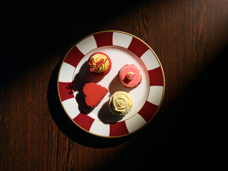 Im «Bürgenstock Resort» wird ein Valentine's Afternoon Tea serviert.