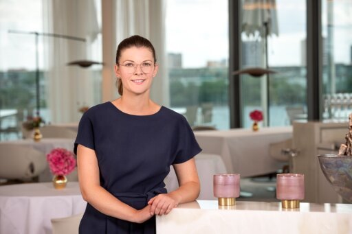 Master Sommelière Stefanie Hehn ist im Restaurant »Lakeside« in Hamburg tätig.