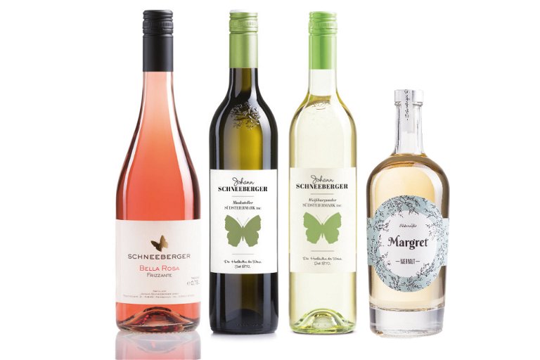 Vielfalt ist das Markenzeichen vom Weingut Schneeberger.