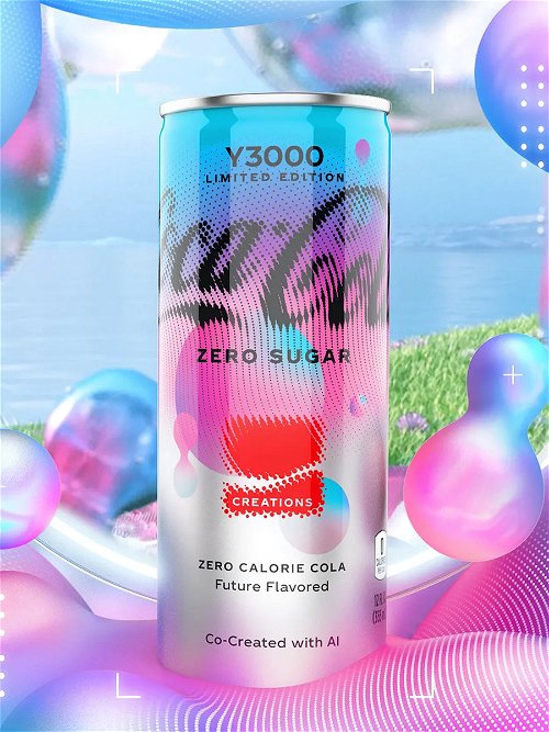 »3000 Zero Sugar«, die erste KI-Variante von Coca-Cola