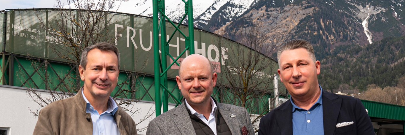 Johannes Marsoner, Christian Horaczek und Johann Berchtold übernehmen den Fruchthof.