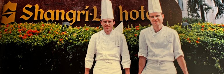 Karl und Rudi Obauer im »Shangri La« in Kuala Lumpur 1991.